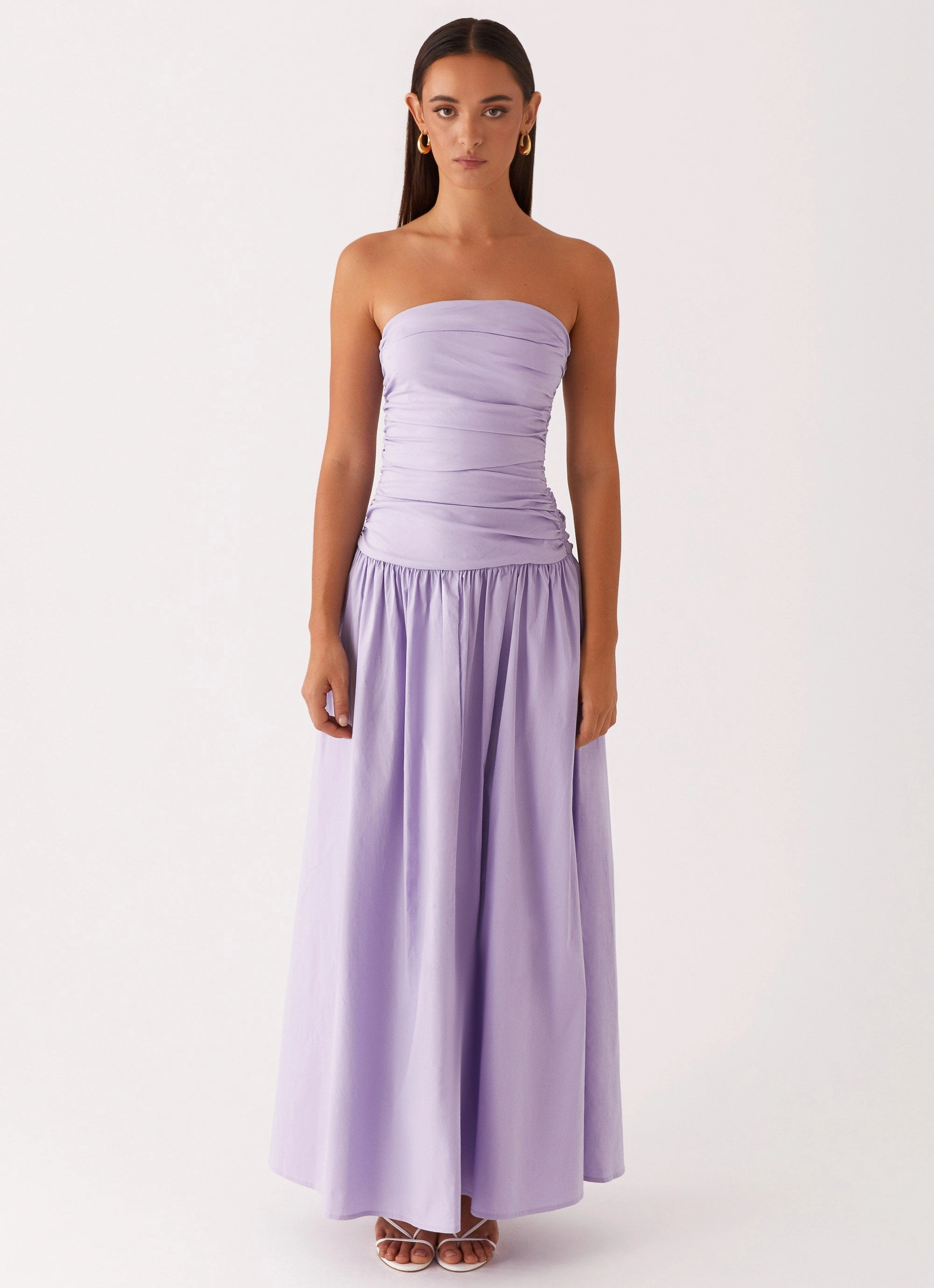 Carmel Maxi Dress - Lavender Vibrant Look