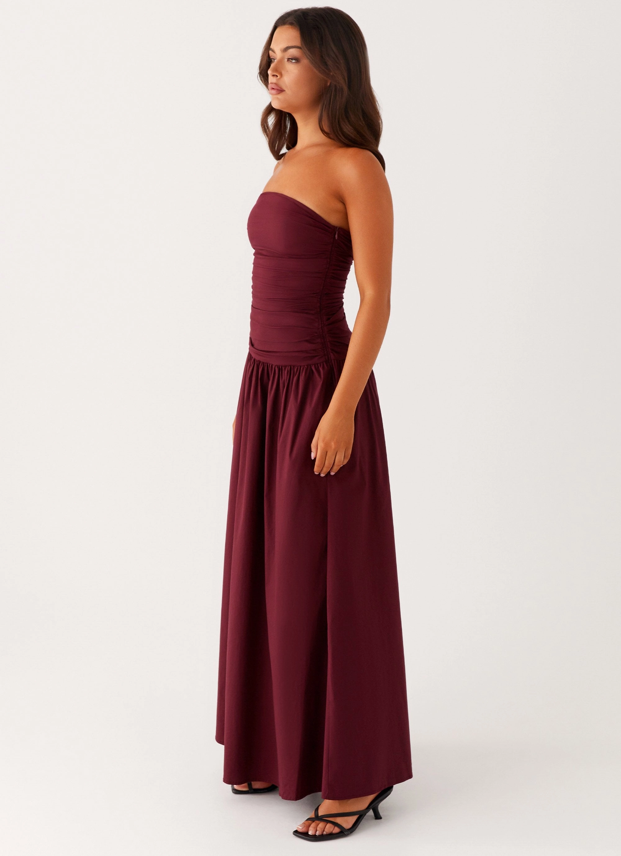Art Inspired Carmel Maxi Dress - Mulberry