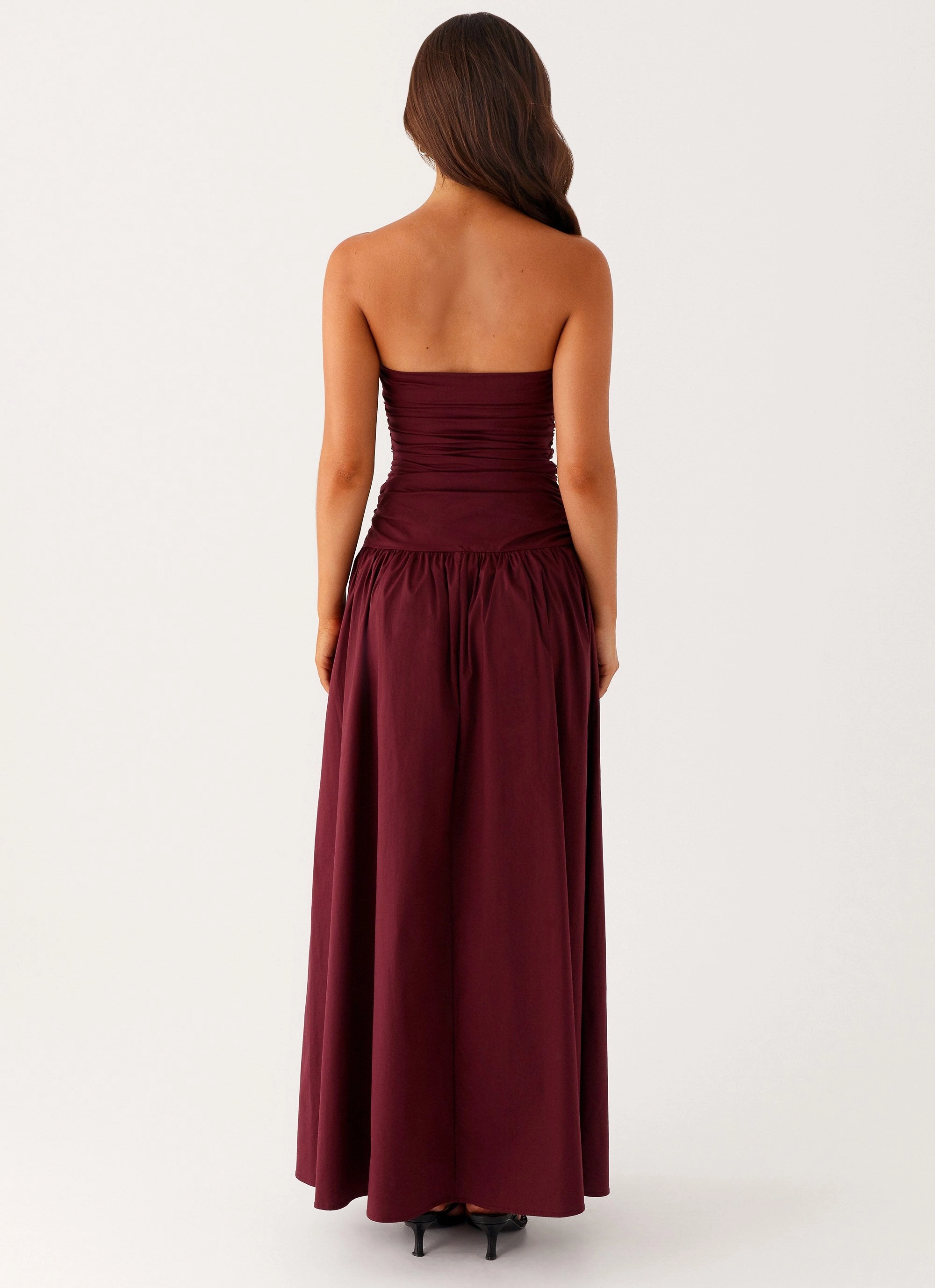 Bohemian style Casual Tones Carmel Maxi Dress - Mulberry