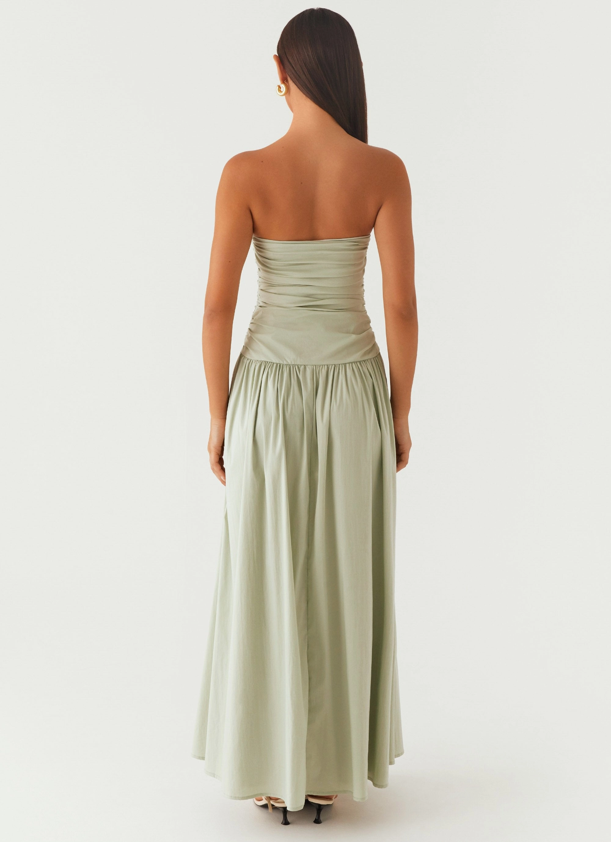 Carmel Maxi Dress - Sage Soft-touch daywear
