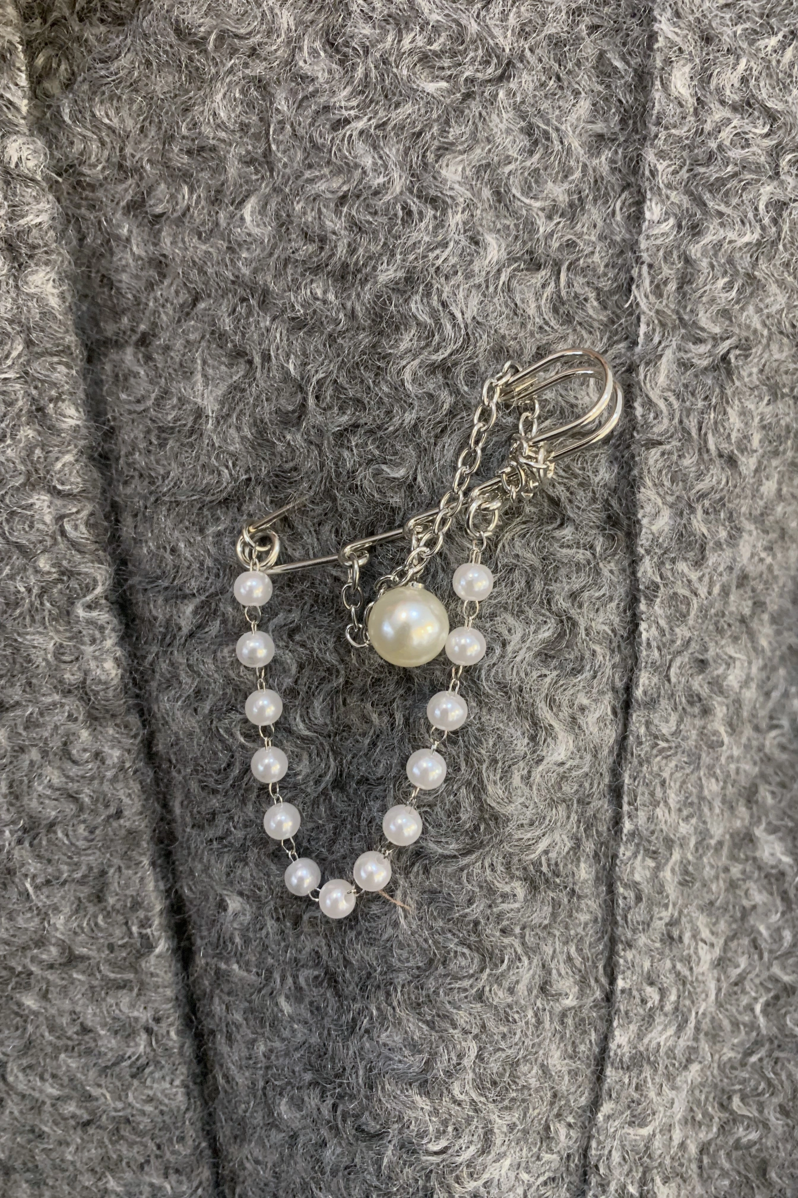 Layered Hem Design Carre Noir - 7571 Badge of Honour Jacket