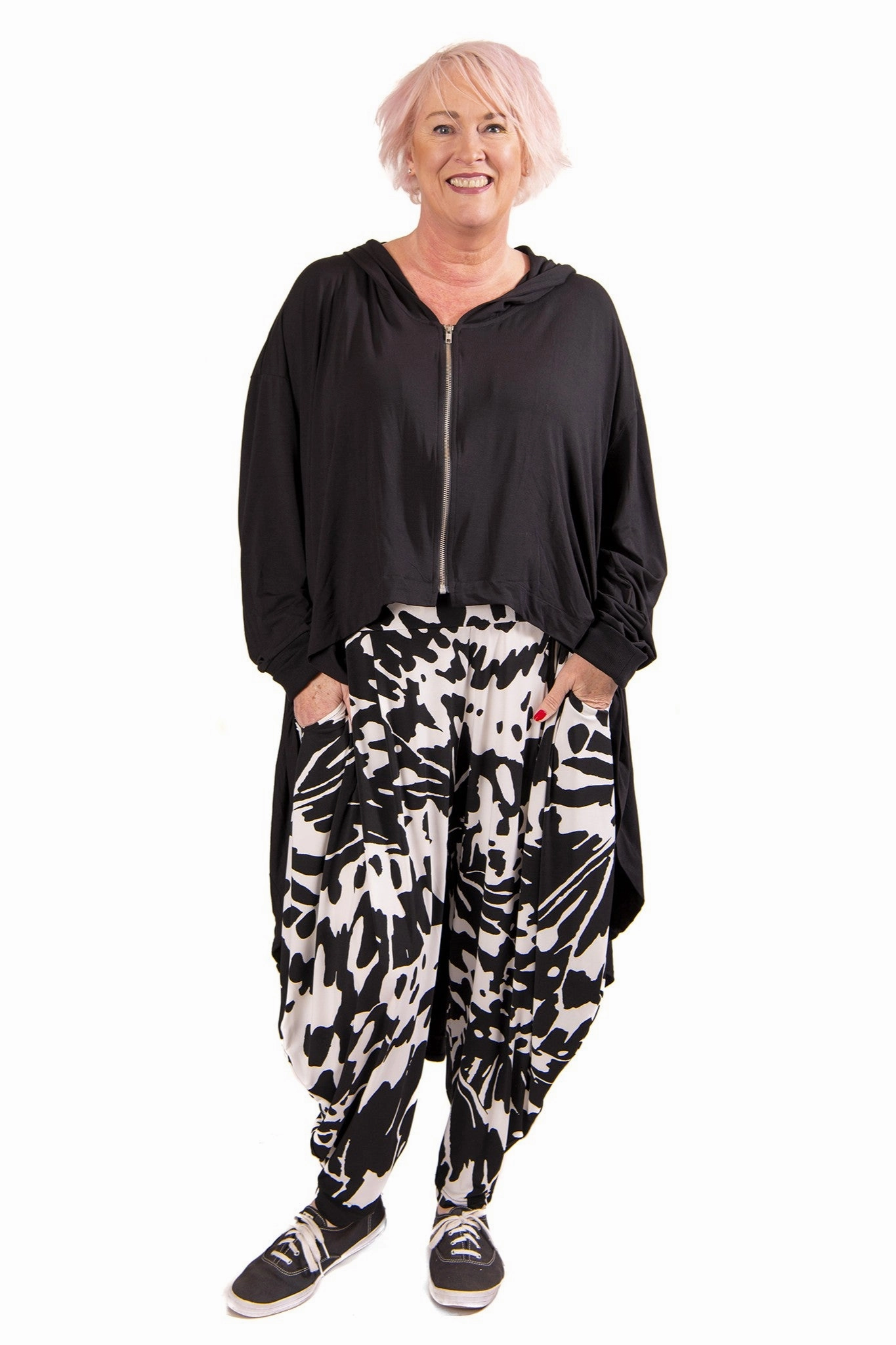 Weatherproof Zipper Cascade Hood