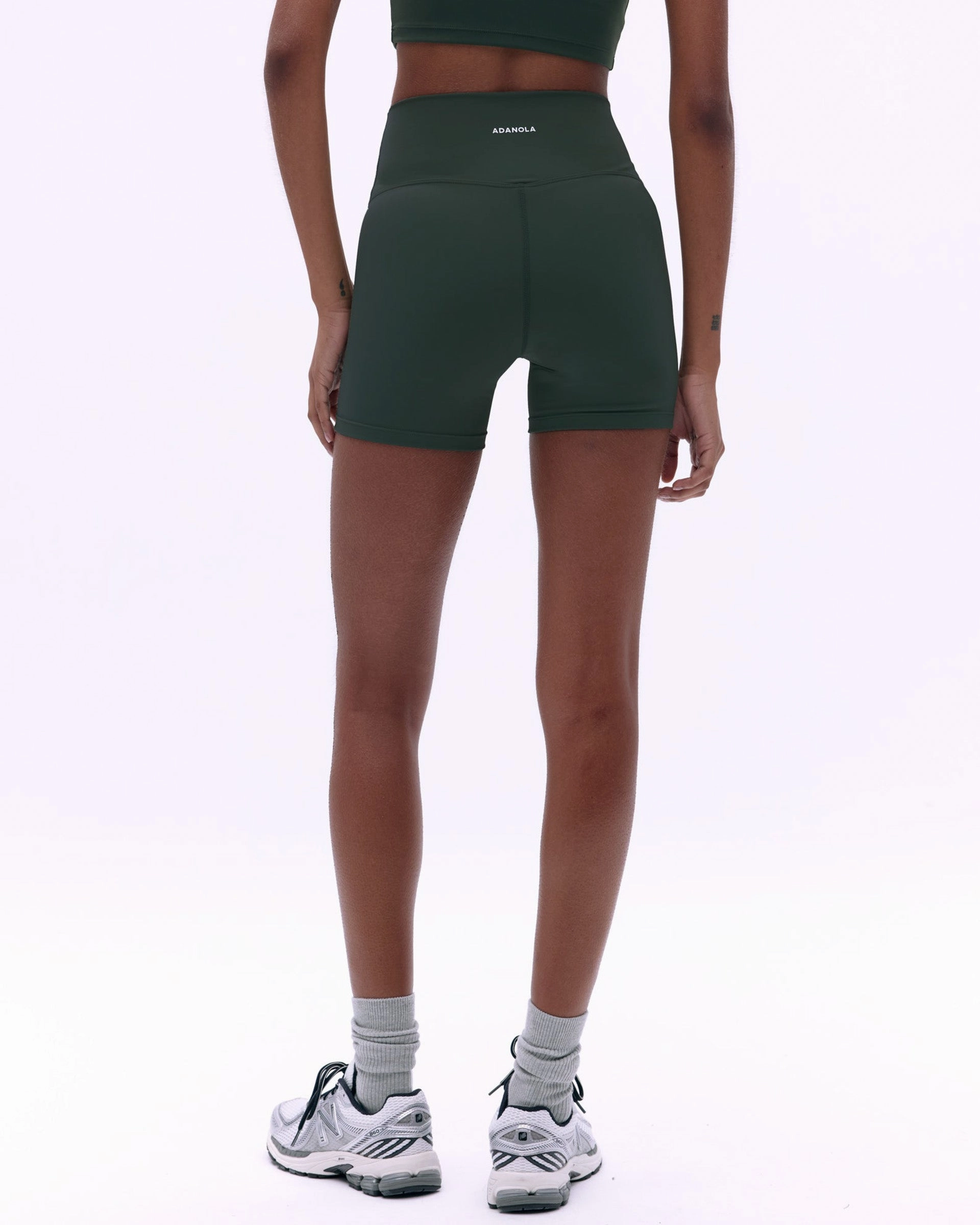 Ultimate Ultra Crop Shorts - Dark Olive Everyday Flex