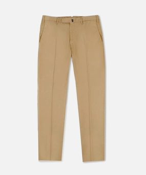 Slim-fit certified Royal Batavia cotton trousers Easy Travel