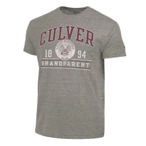 Champion Culver Grandparent Tri-blend Tee - Gunsmoke Sport Flex Fit