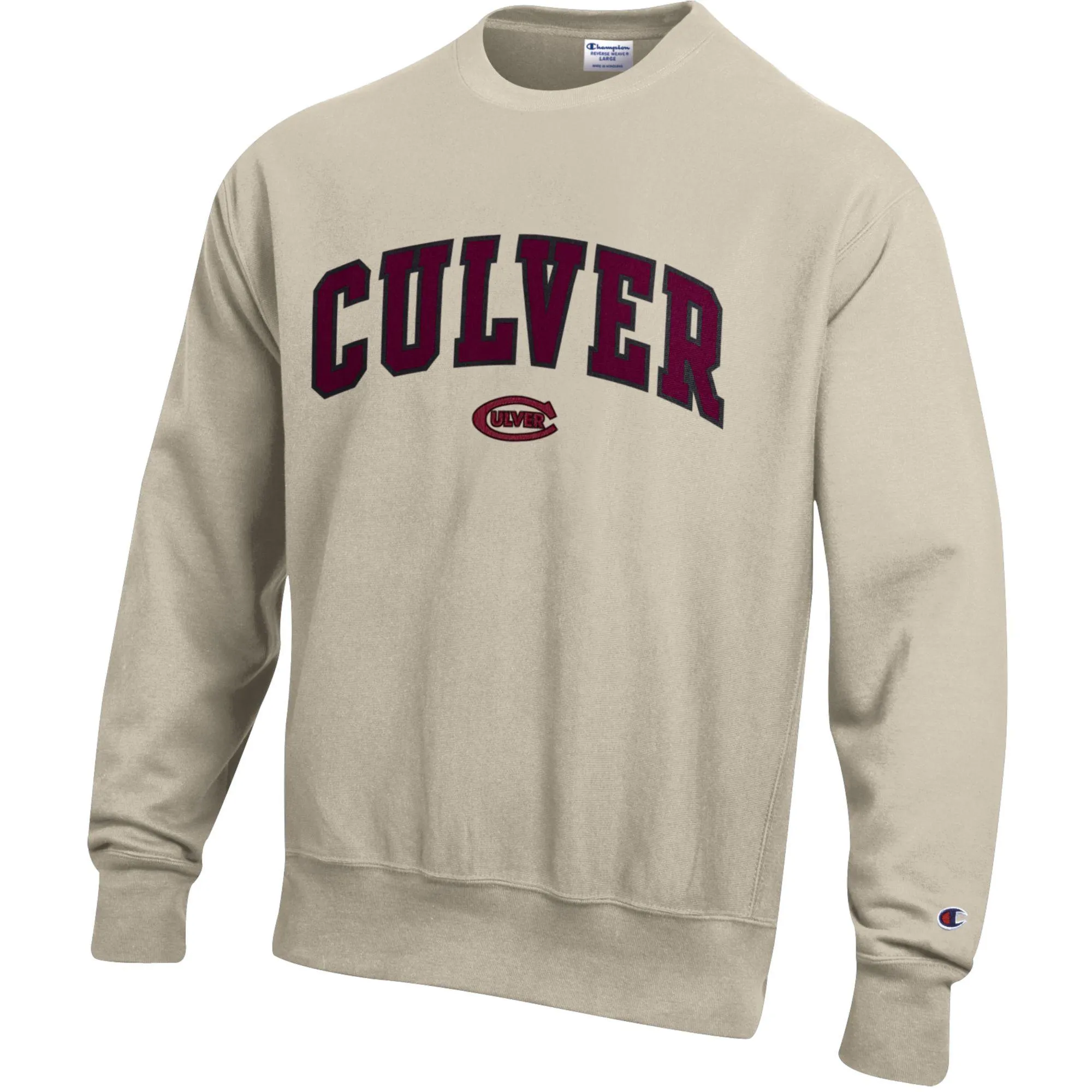 Street-Ready Wear Champion Culver Reverse Weave Crew - Oatmeal Heather