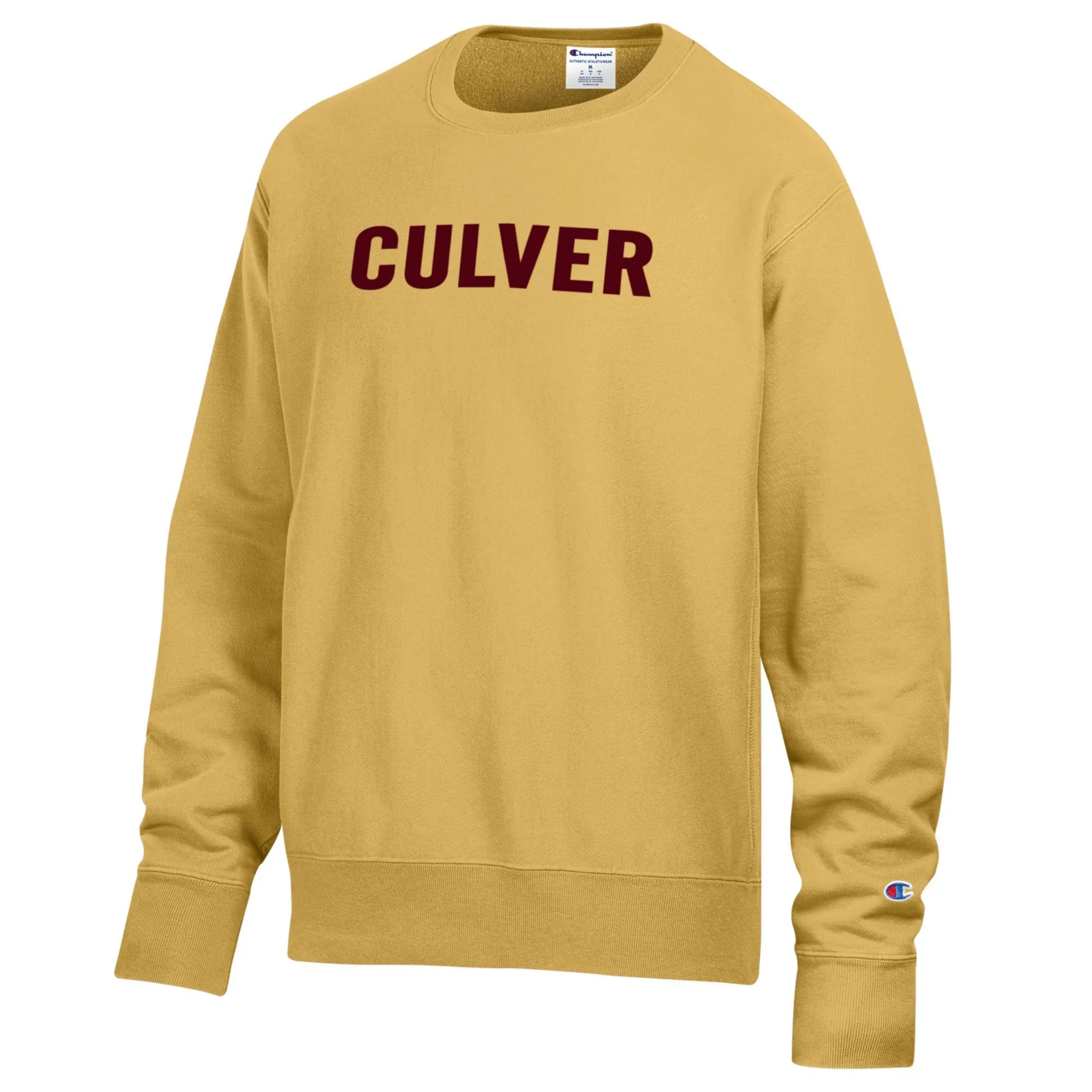 Champion Garment Dyed Reverse Weave Crew - Bold Hytop Gold Minimal Comfort Daily Relaxed