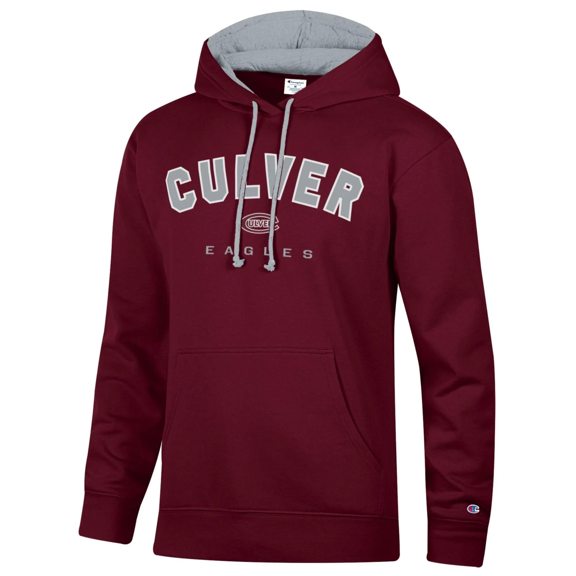 product launch Timeless Bold Champion Men's Stadium Hoodie - Maroon / Grey