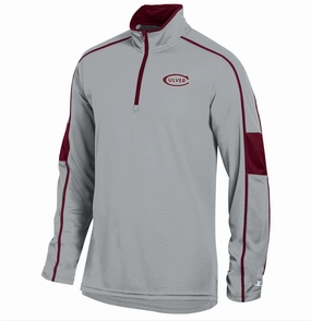 Champion Diamond 1/4 Zip - Grey & Maroon Popular Timeless Style