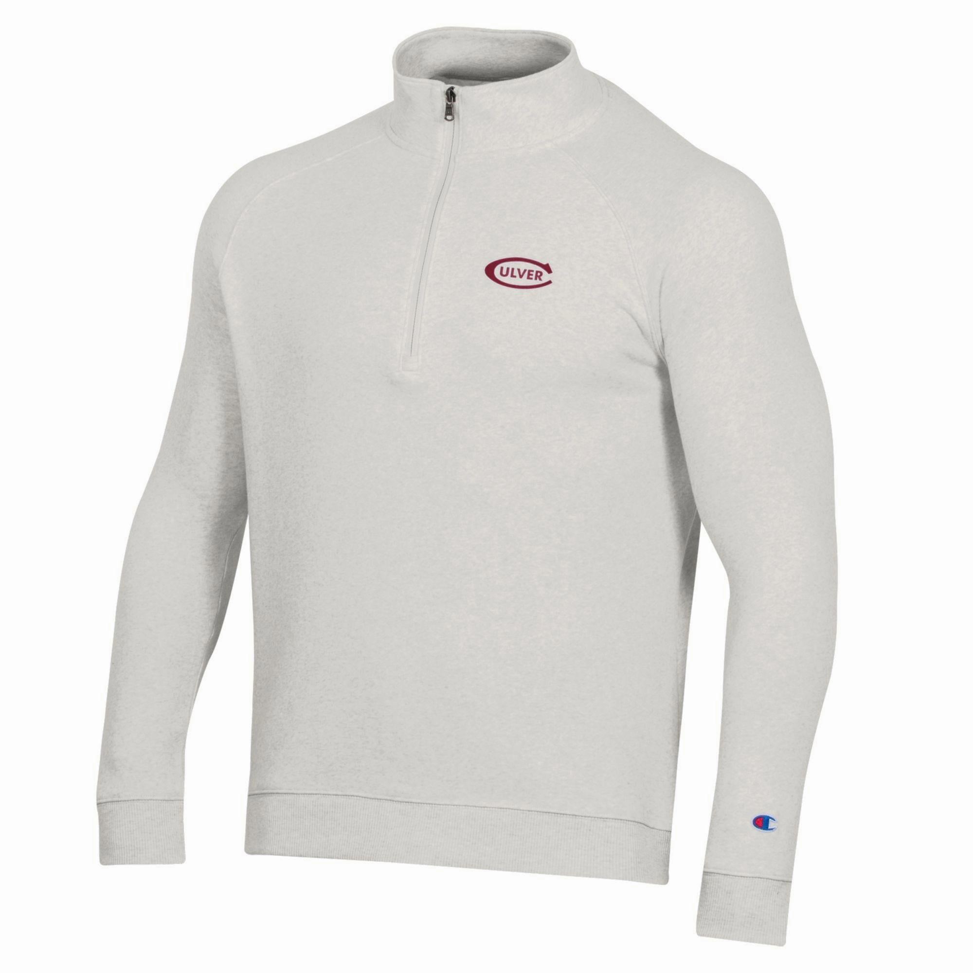 Warm and Cozy product terry cloth absorbency Champion Triumph Fleece 1/4 Zip - Pebblestone