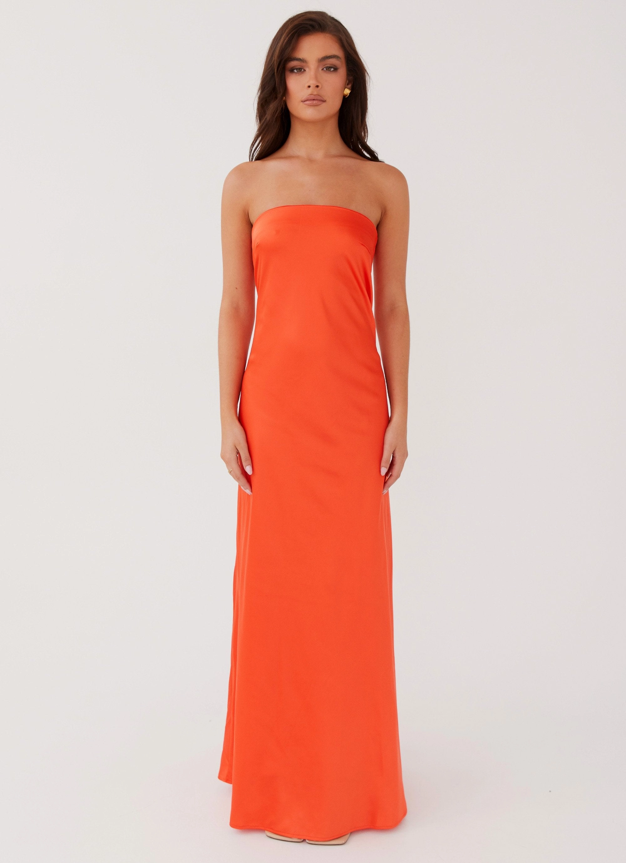 Chantelle Strapless Maxi Dress - Sunset Magic Day Beaded-Sleeve