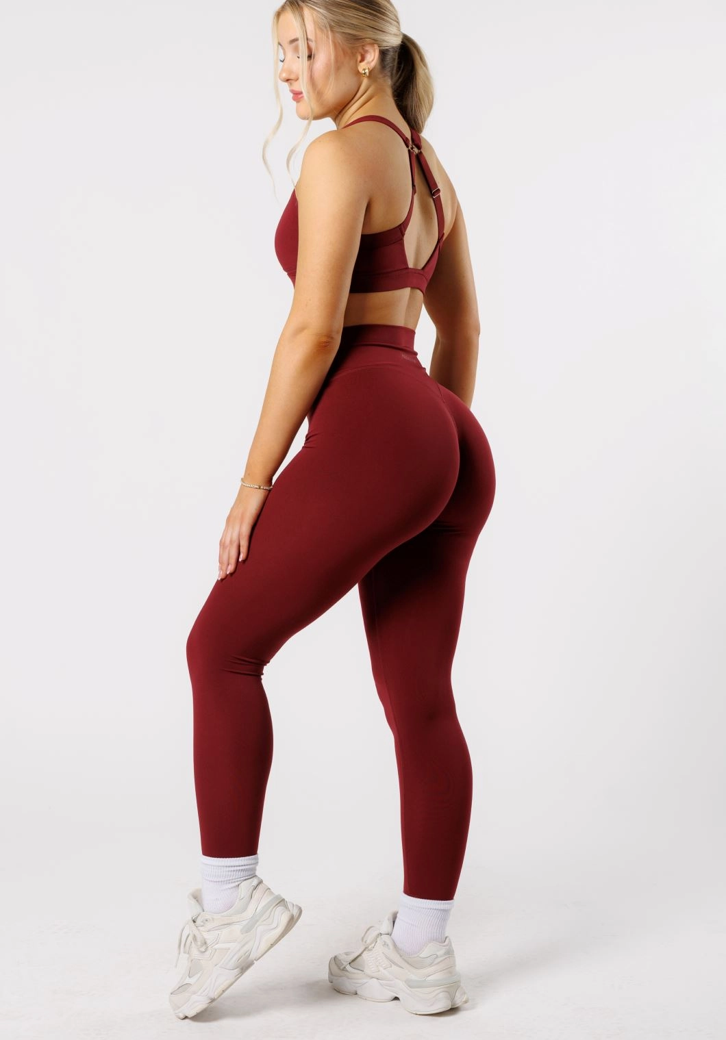 Outdoor Lover Fitness Training Reluna? Original Sculptseam? Legging Red Velvet