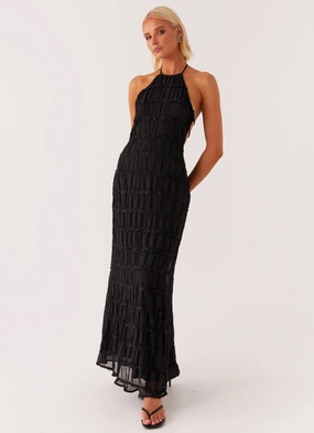 Aullie Maxi Dress - Black garden wedding
