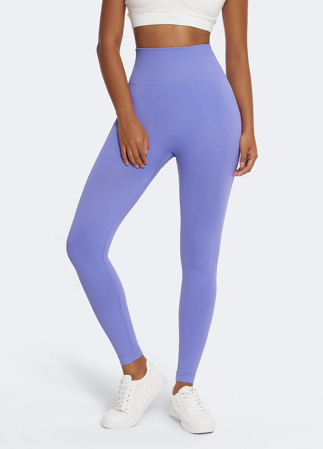 Fade Resistant Work Commute V-Back Scrunch Leggings