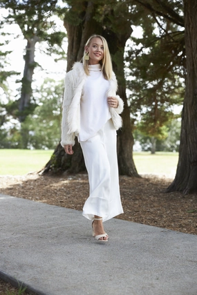 Packable design Lady Luxe Furs - LLF004J Rabbit Fur Jacket