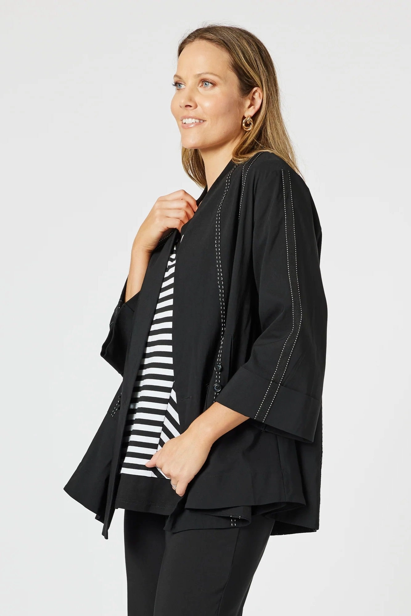 Clarity - 47049 Tribeca Jacket Minimal Daily Fit Versatile Design