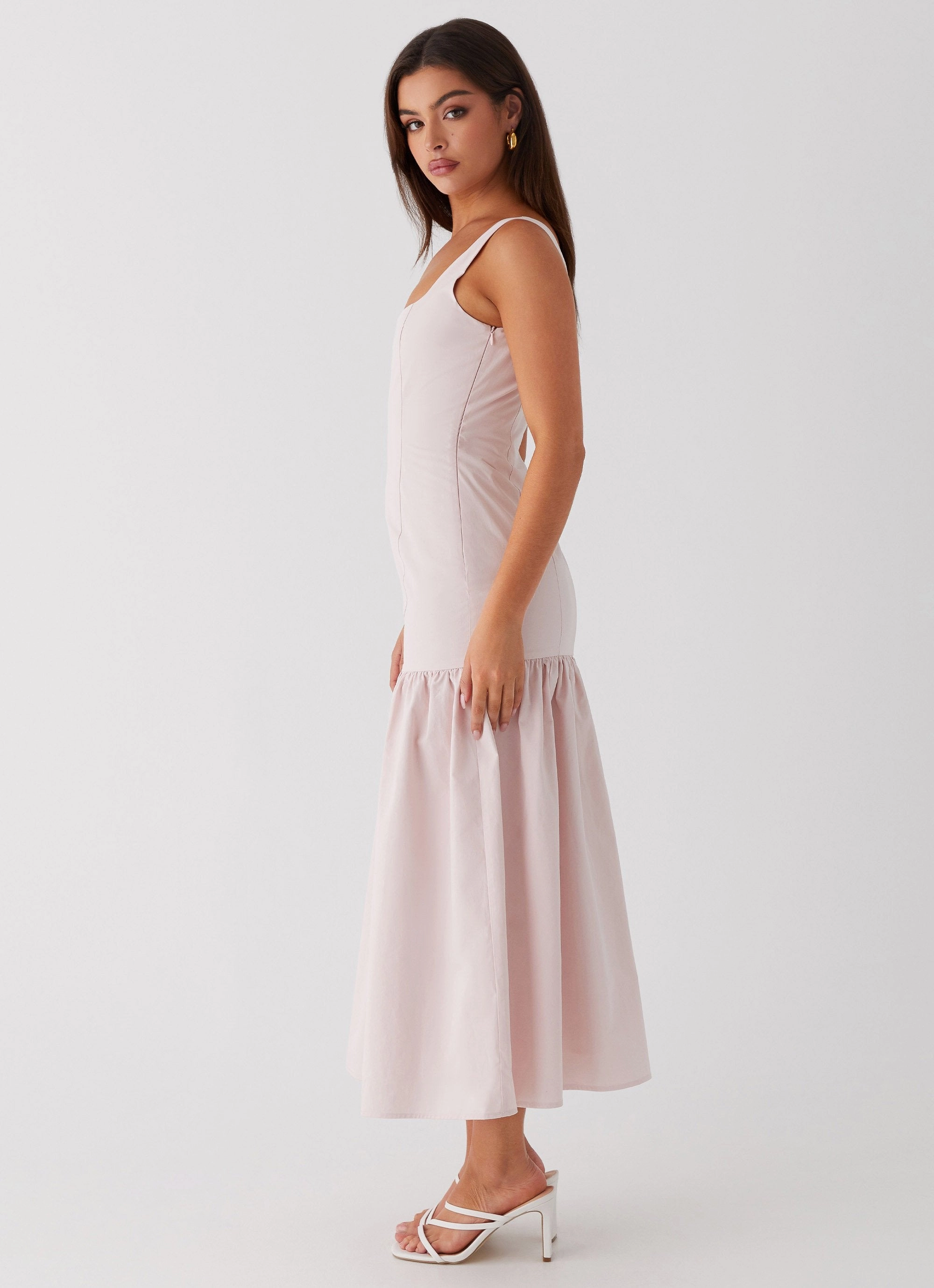 Ladylike Midi Dress - Pink Tailored Mood