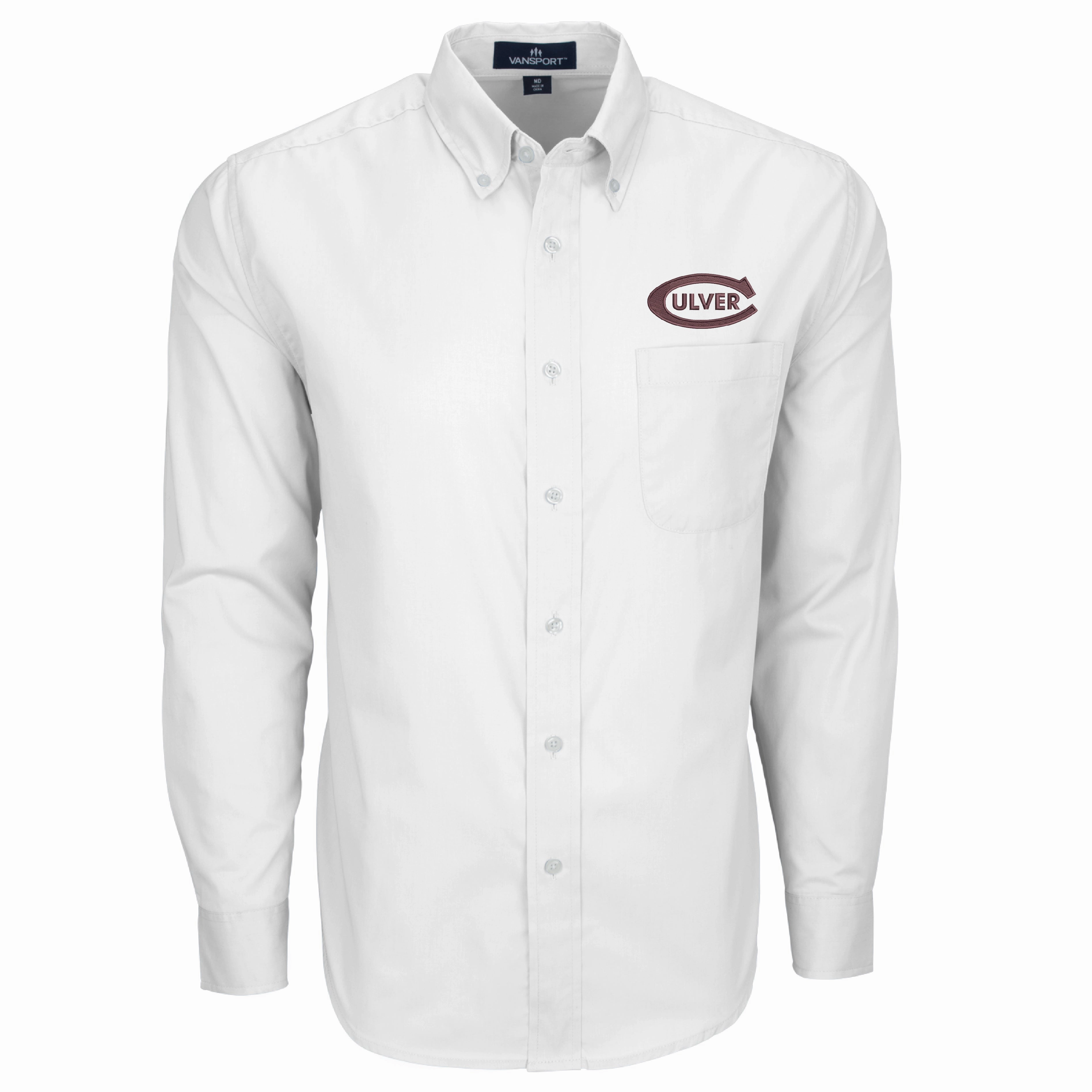 Light Shirt Classic Culver-C Wicked Woven Button Down - White