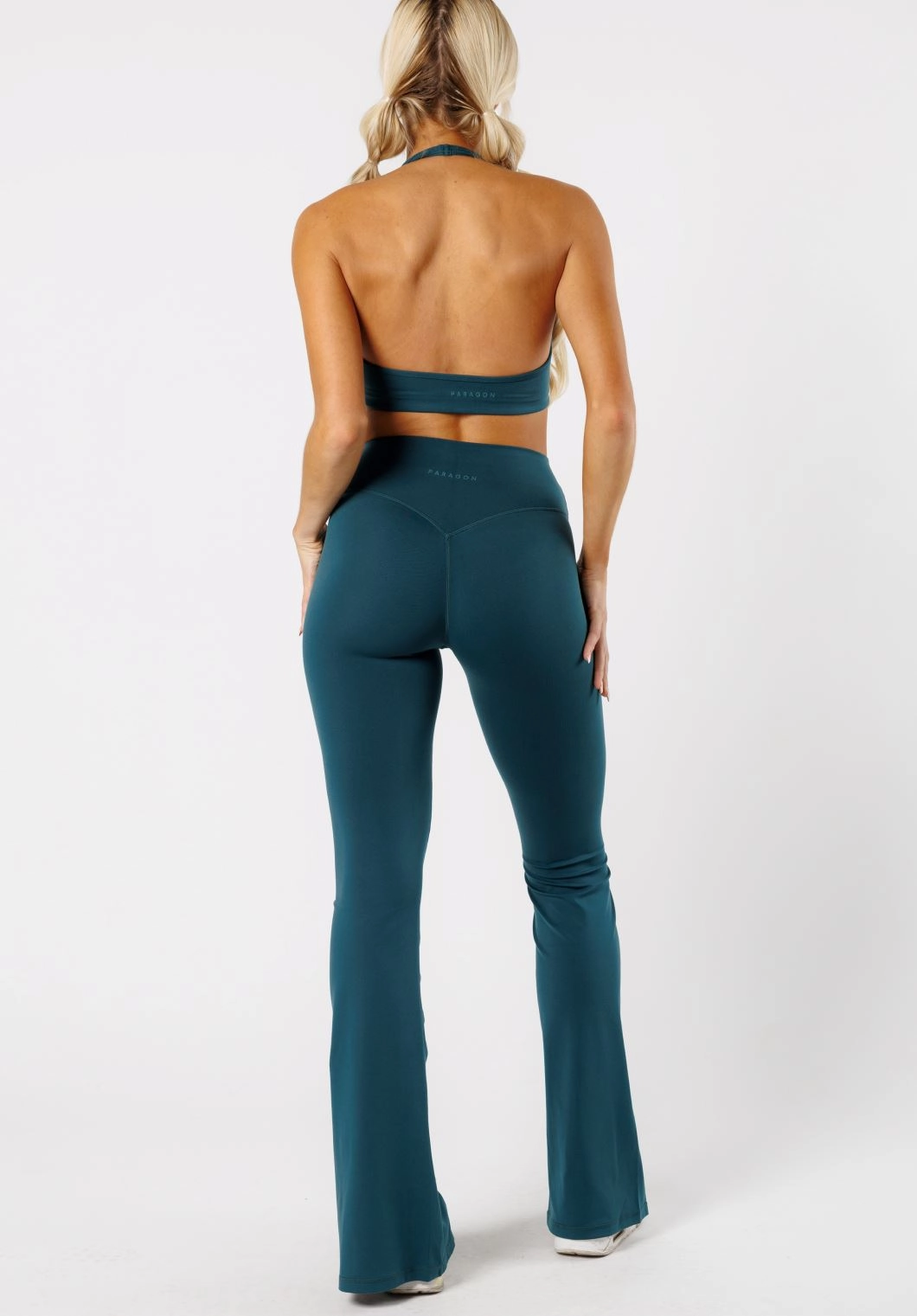 Low Maintenance Super Flex Reluna? Front Slit Sculptseam? Flare Leggings 34" Serpentine