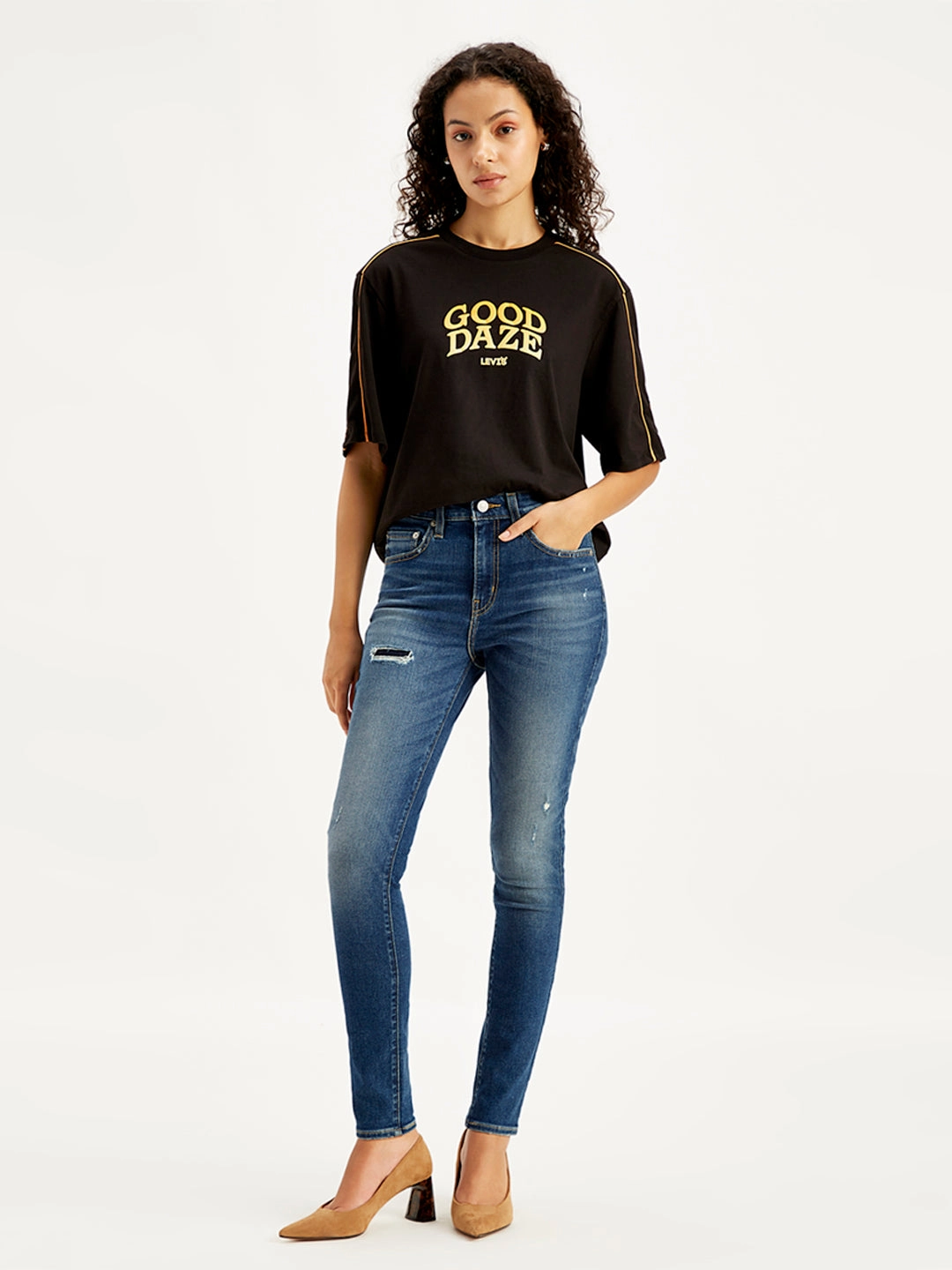 Clean Finish Classic Weekend Getaway Women's 314 Blue Straight Fit High Rise Jeans