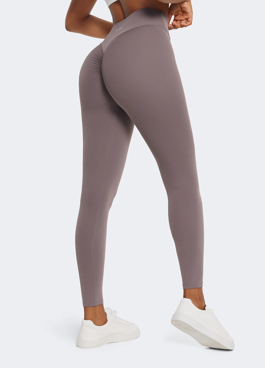Postpartum Fit Slim Fit Ankle length V-Seam Leggings with Push Up