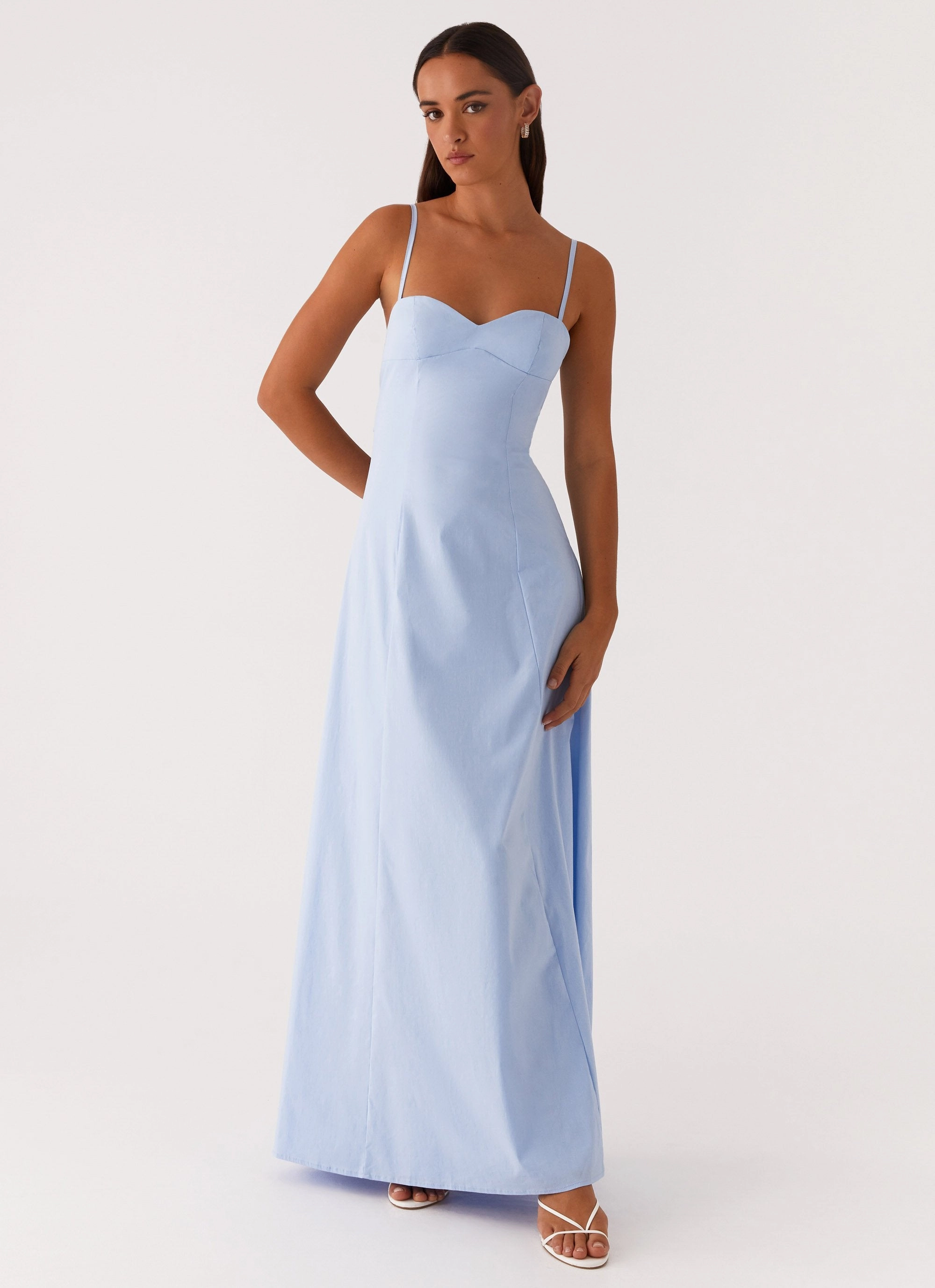 Clear As Day Maxi Dress - Blue Urban Edge Timeless Soft