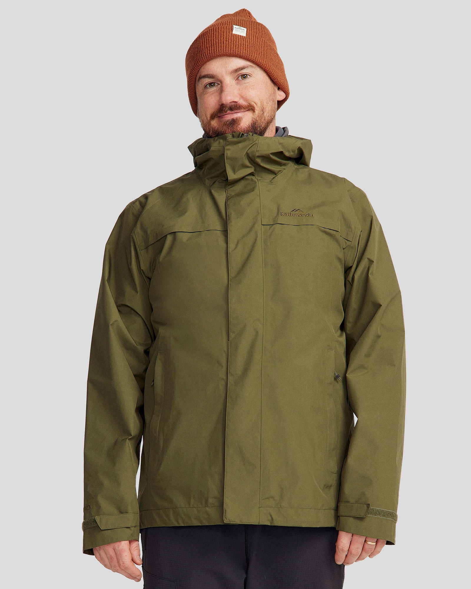 Style Staple Shrink Resistant Treatment Men's Bealey 2L GORE-TEX? Rain Jacket - Light Moss