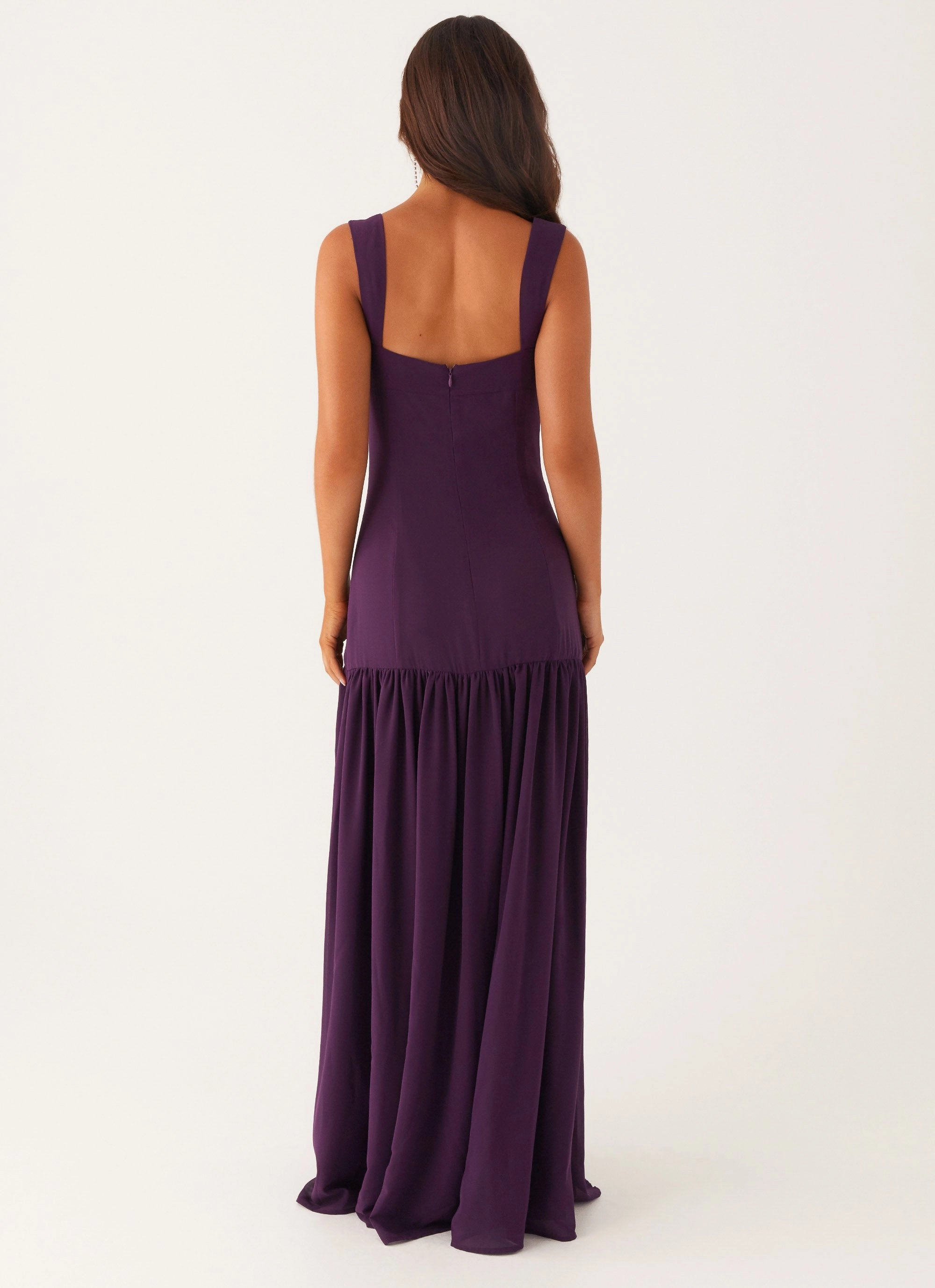 Light Mood Luxurious Feel Alberta Maxi Dress - Mulberry