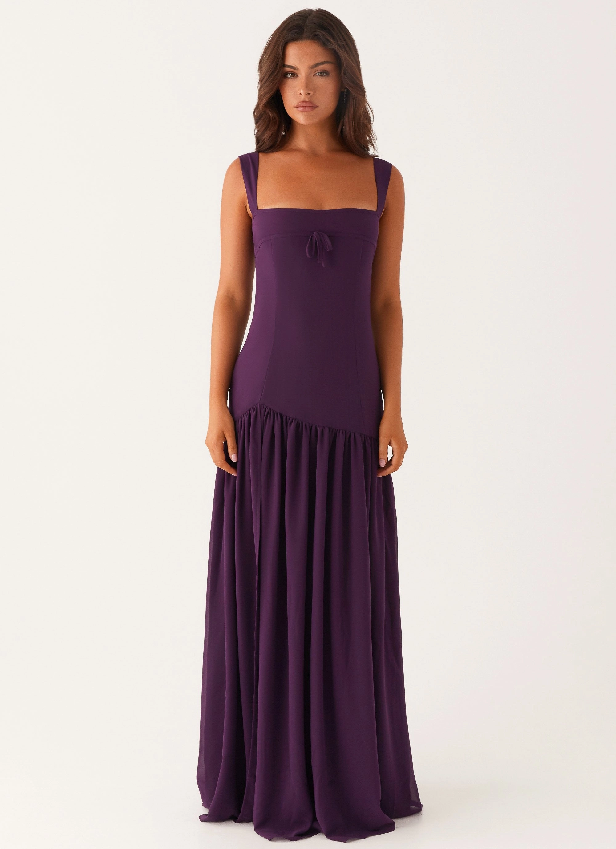 Alberta Maxi Dress - Mulberry Eye Appeal Classic Layering