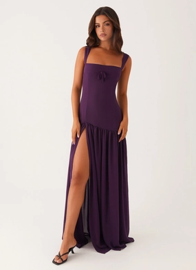 Gentle Fit Resort-Wear Alberta Maxi Dress - Mulberry