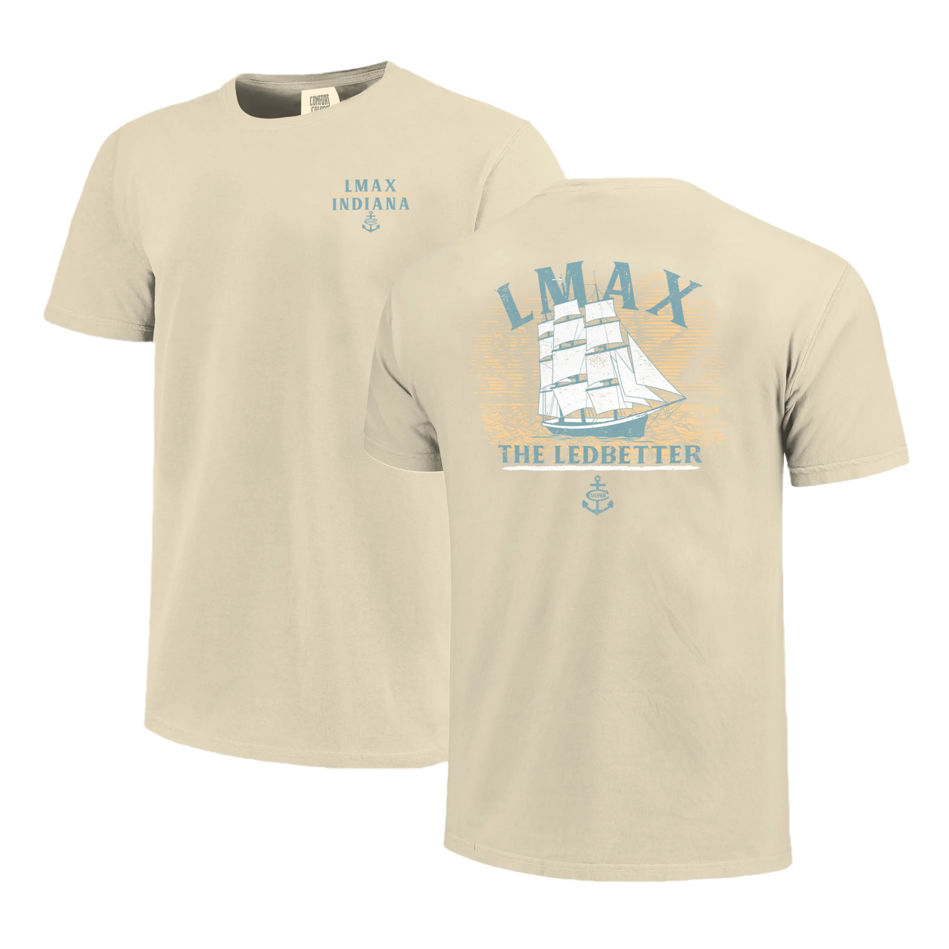 Seasonal Comfort Everyday Fashion Come Sail Away Short Sleeve Tee - Ivory