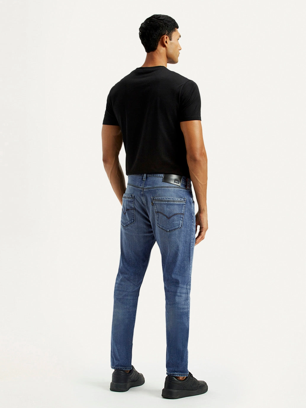 Holiday Vibes High Quality Men's Redloop 512 Dark Indigo Slim Tapered Fit Mid Rise Jeans