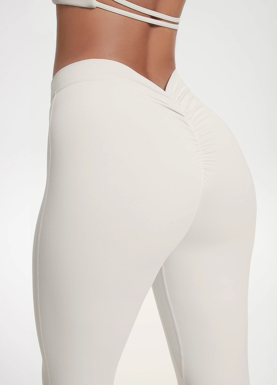 Scrunch Back Flared Leggings All Purpose