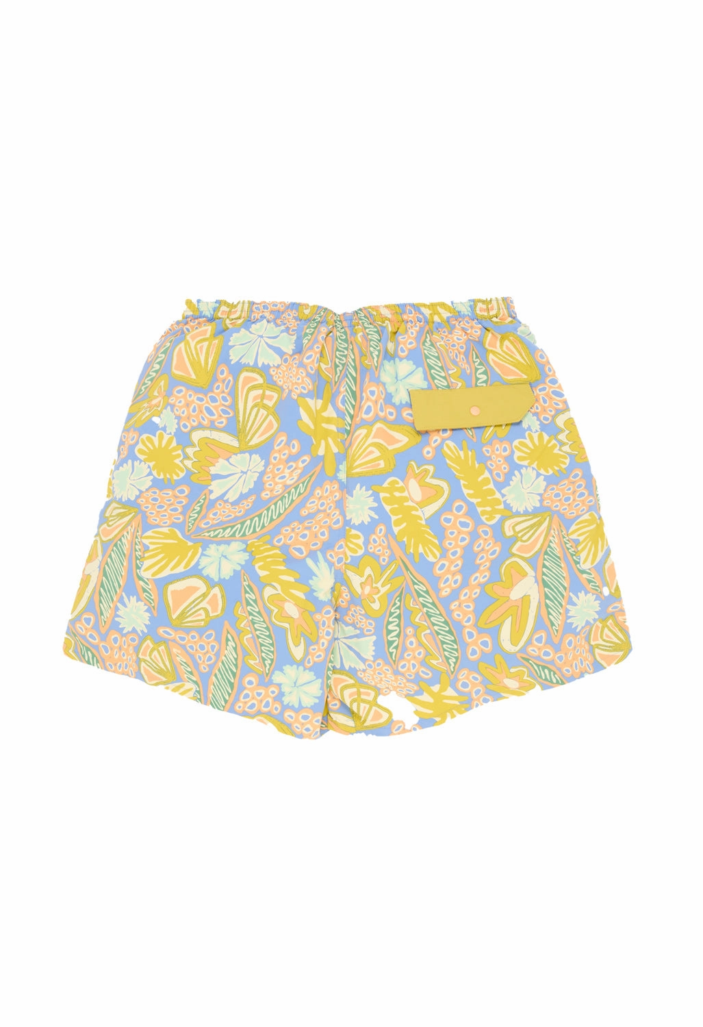 fishing attire AntiStaticCoating Patagonia Men's Baggies 5" Shorts - Flourish / Abundant Blue