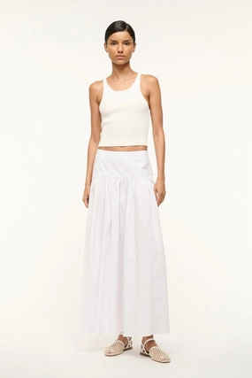 Comfort Wear Crisscross Details PROCIDA SKIRT | WHITE