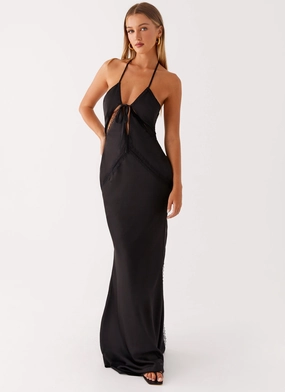Highway Maxi Dress - Black Calm Energy