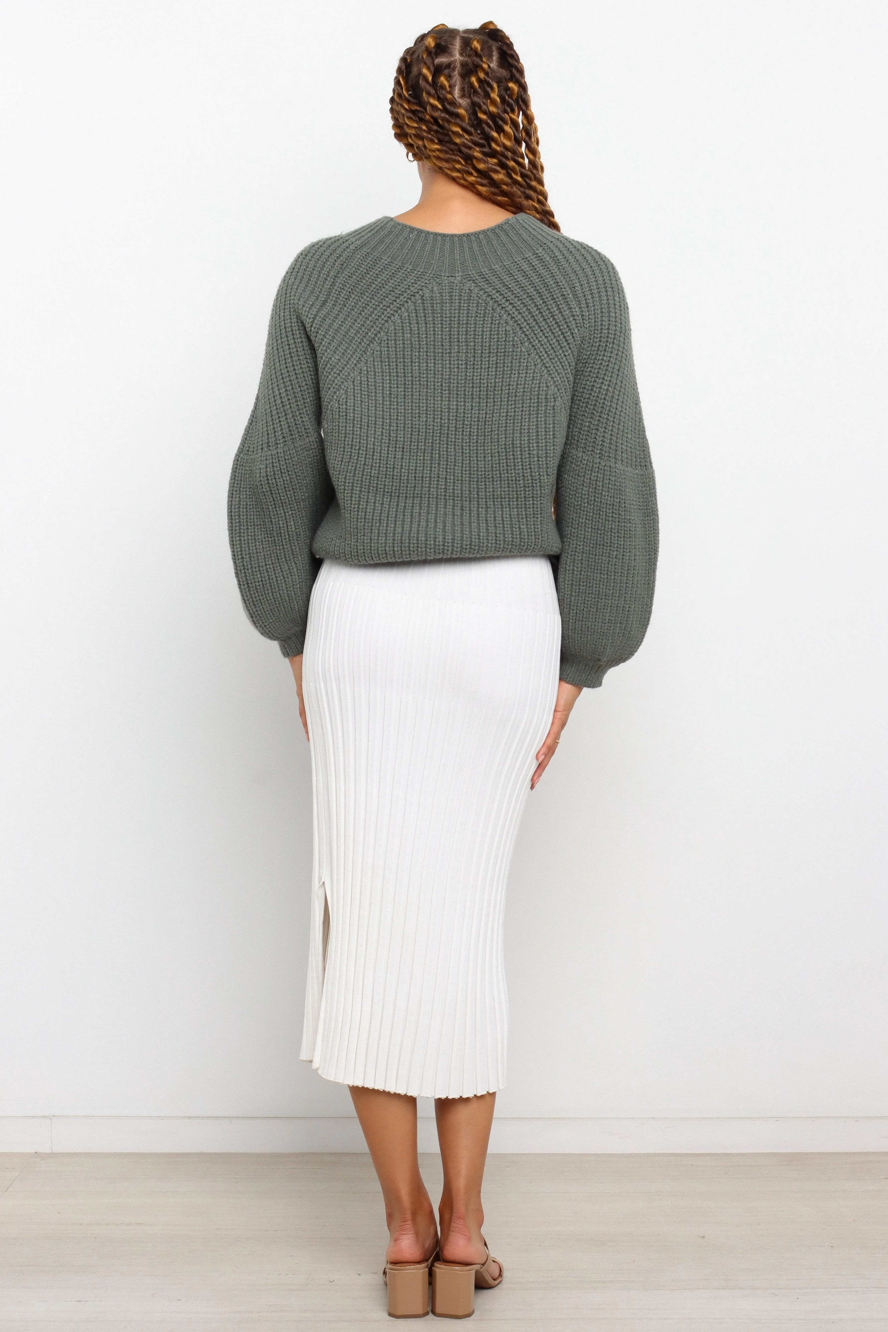 Essential Layer London Knit Sweater - Emerald