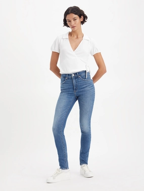 All Season Fit Versatile Weekend Style Women's Blue Shaping Wide Leg Fit High Rise Jeans