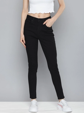 Shopping Day High Quality Weekend Style Relaxed Style Bold Women's 721 Black Skinny Fit High Rise Jeans