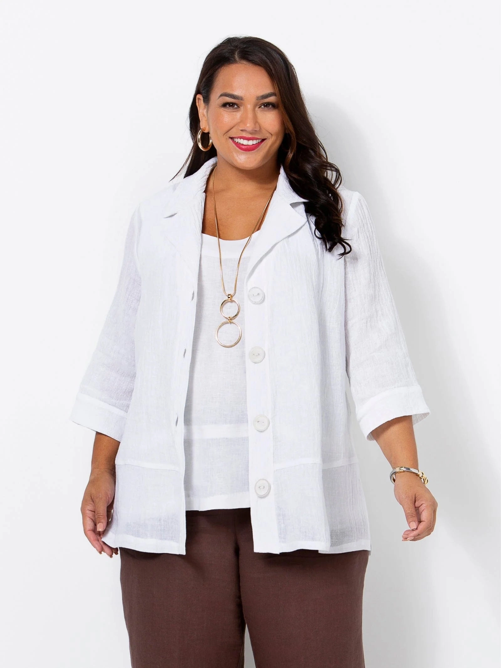 Swish - 444033 Boxy Fit Jacket AdjustableDrawstring Sleek Outdoor Look