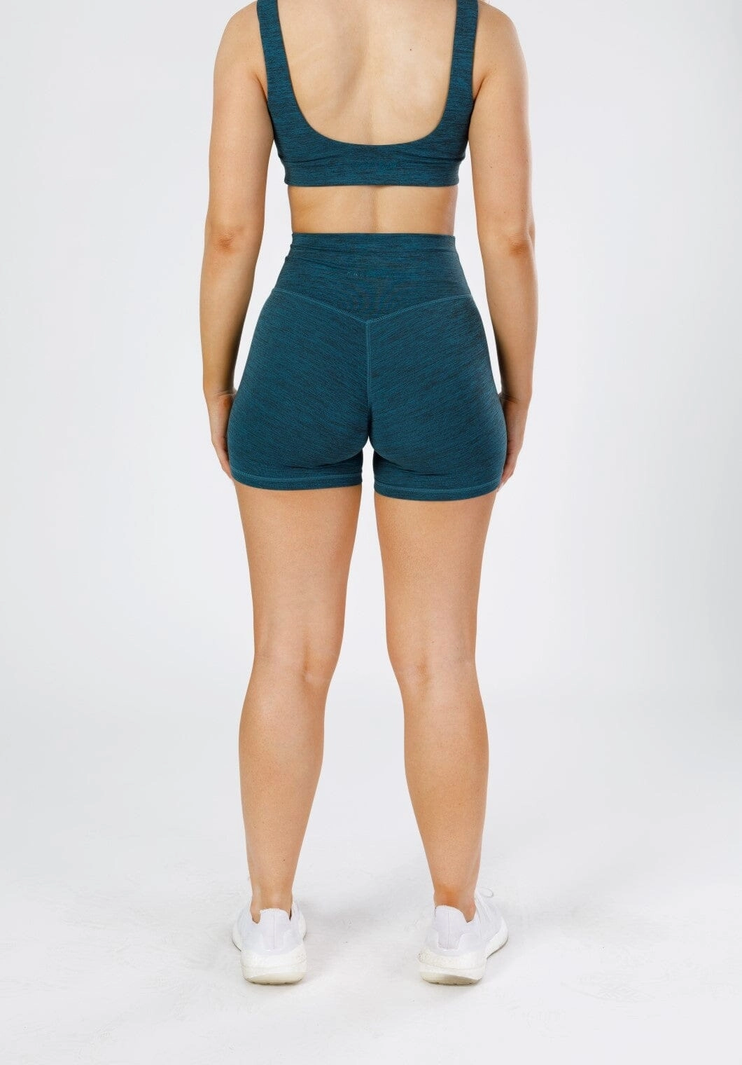 Reluna Spacedye Original Sculptseam? Short Green Static Sleek Design Extended Inseam Options