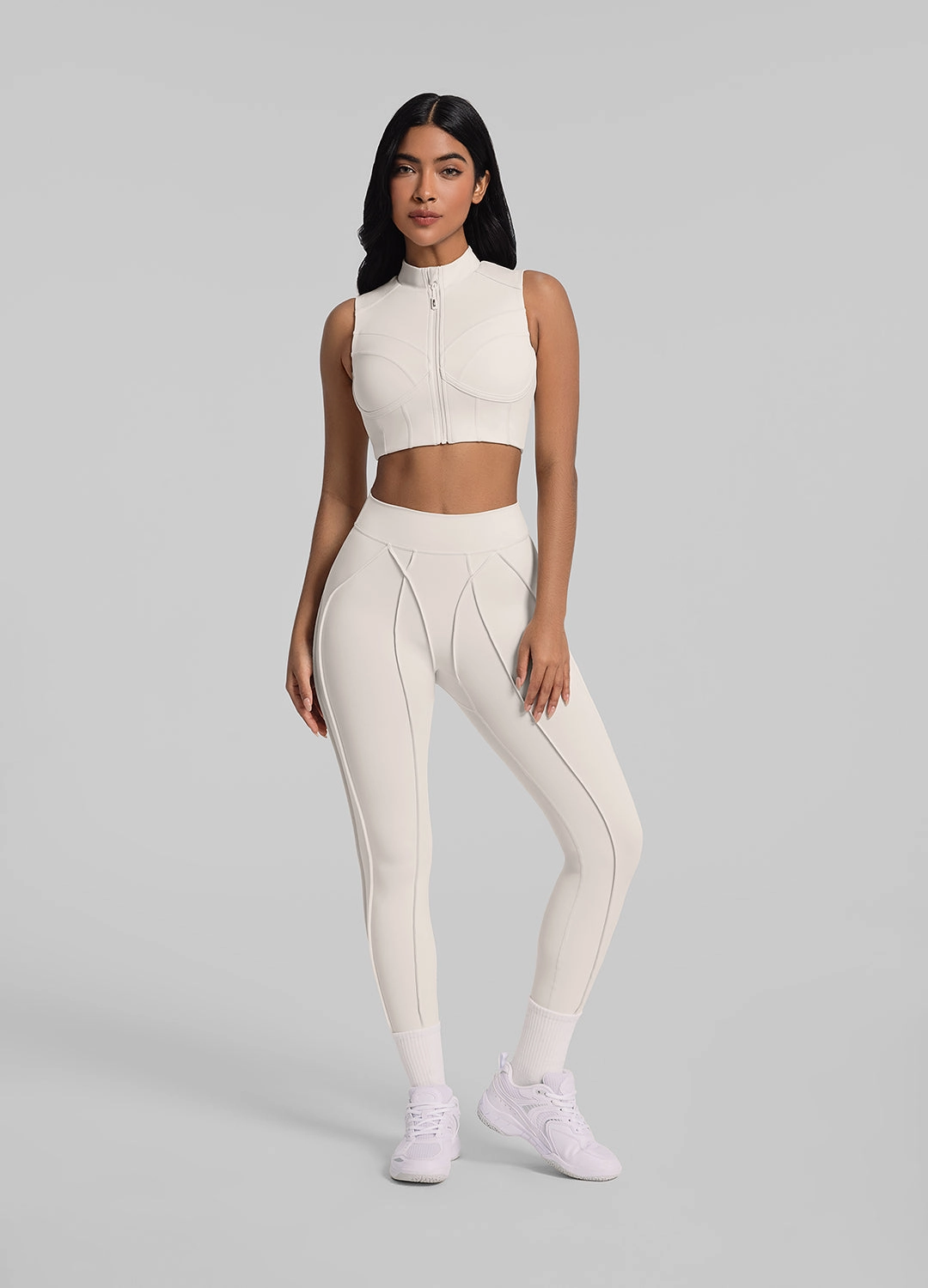 Contour Stitch Leggings No Bind Versatile Style Wear