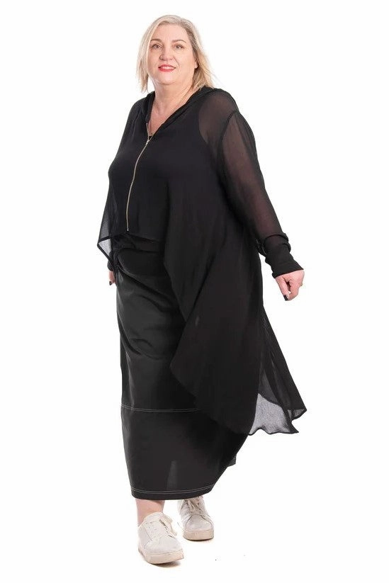 Raven - R011 Cascade Zip Hoodie Autumn Wear