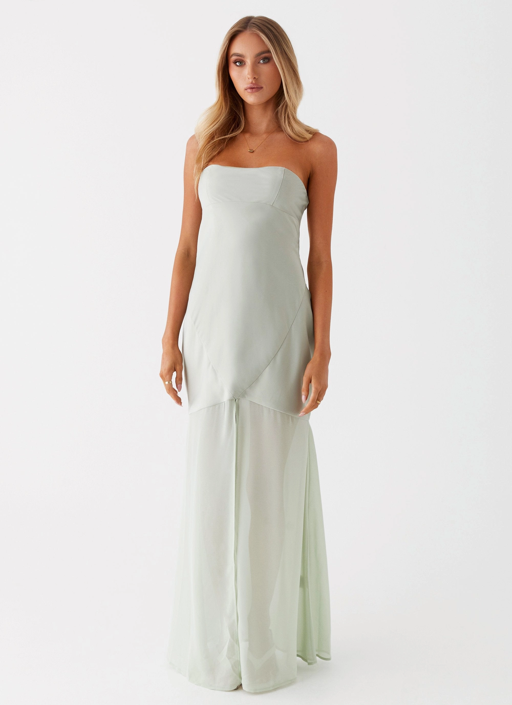 Youthful Look Walkable Flow Brea Maxi Dress - Sage