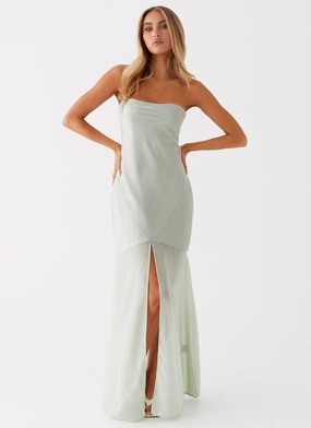 Brea Maxi Dress - Sage Neutral Mood