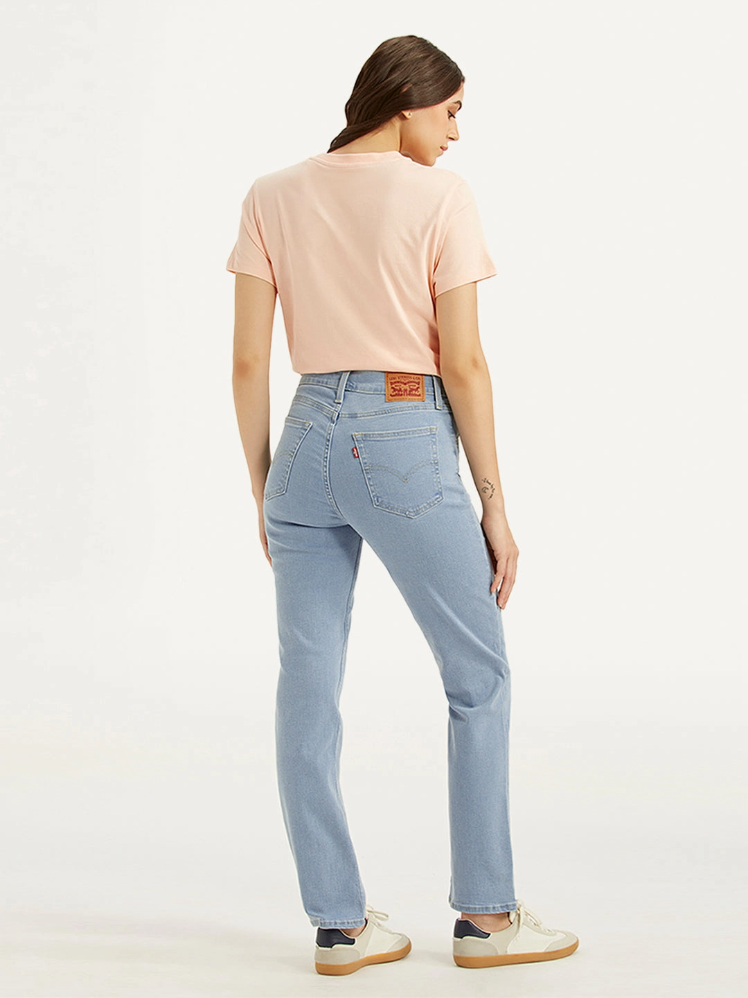Clean Outfit Seasonal piece Women's 724 Light Blue Straight Fit High Rise Jeans