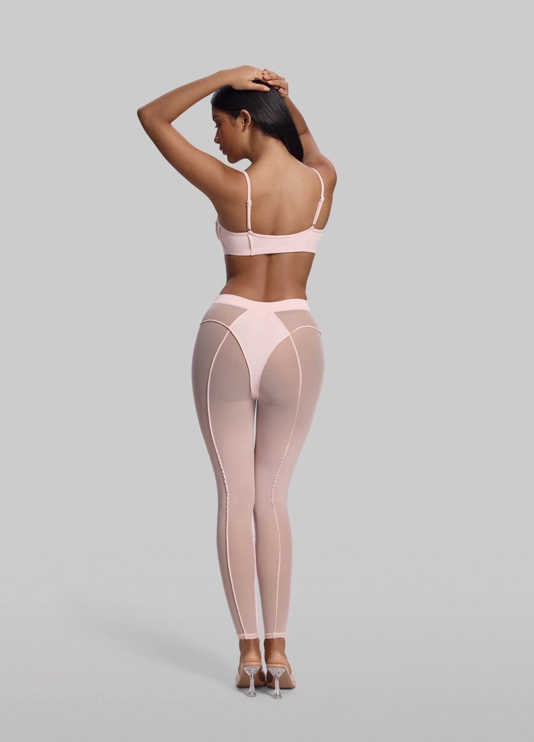 Pull on Speed Ready Semi-Sheer High-Rise Leggings