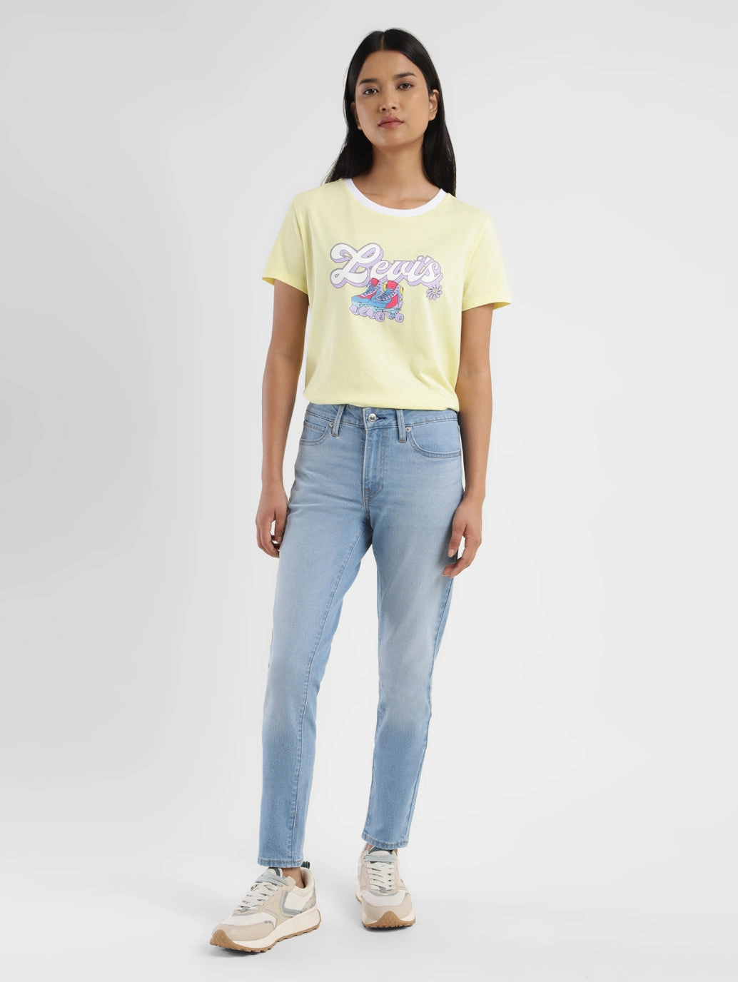 Festival Outfit Urban Explorer Women's 711 Blue Skinny Fit Mid Rise Jeans