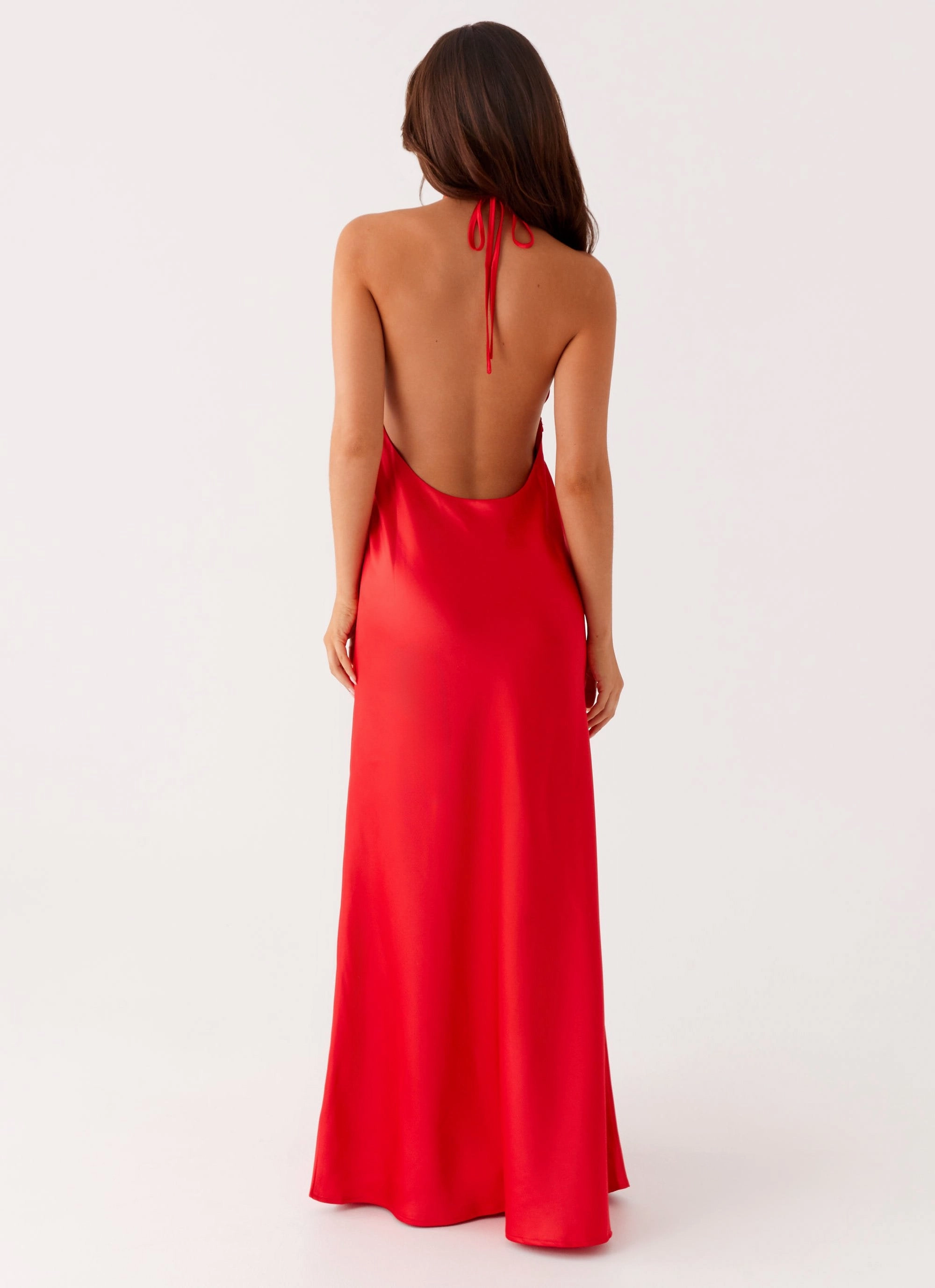 Casual Feel Modern Staple Idol Maxi Dress - Red