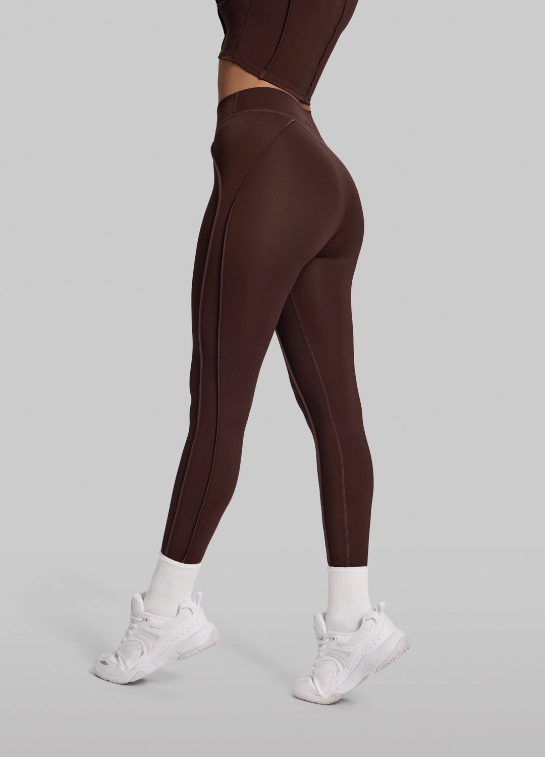 Quick Dry Outdoor Lover Chic and Soft Contour Stitch Leggings